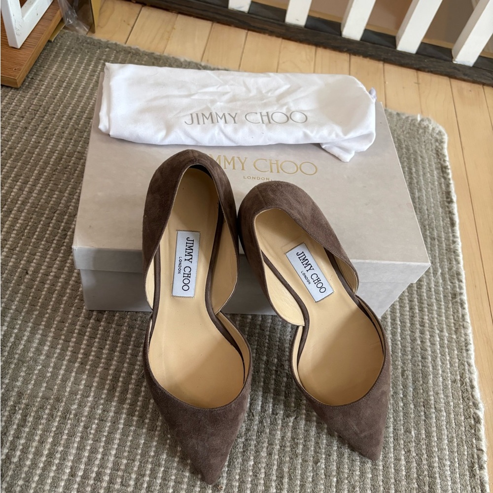 Jimmy Choo Brown Stiletto Heels